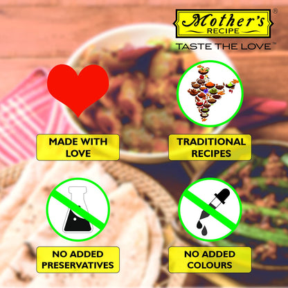 Mother's Recipe Punjabi Teekha mango Pickle 500 gms - Indian Pickles