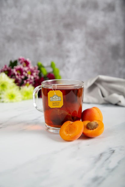 Ahmad Tea Apricot Sunrise, Tea Bags, 20-Count Boxes (Pack of 2)