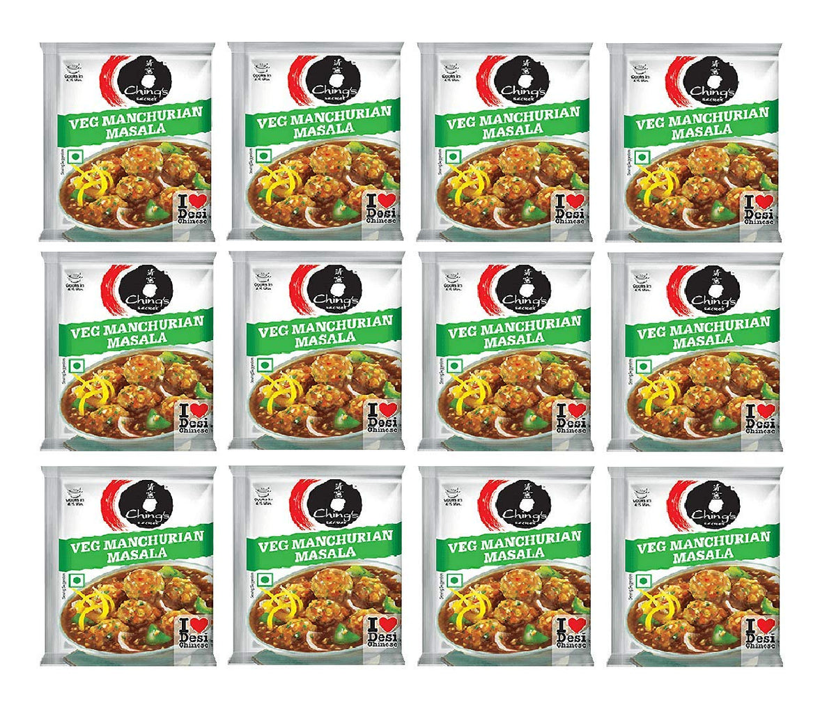 Chings Veg Manchurian Masala - Pack Of 10