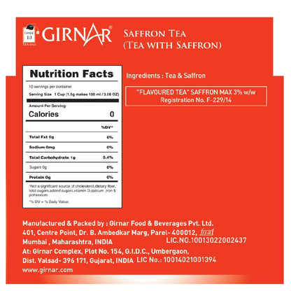 Girnar Saffron Tea