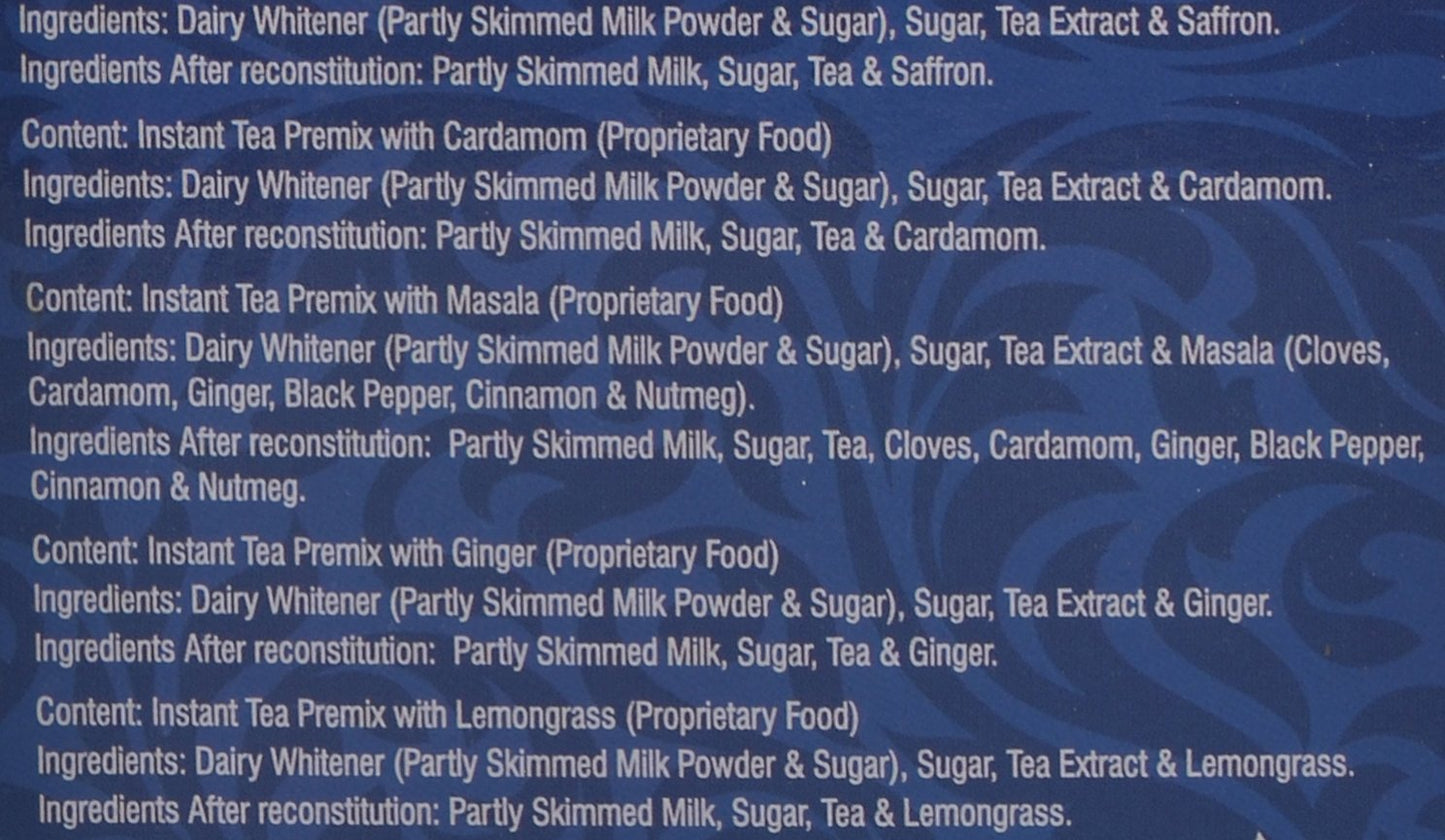 Girnar Instant Tea Premix Variety Pack, 15 Sachets