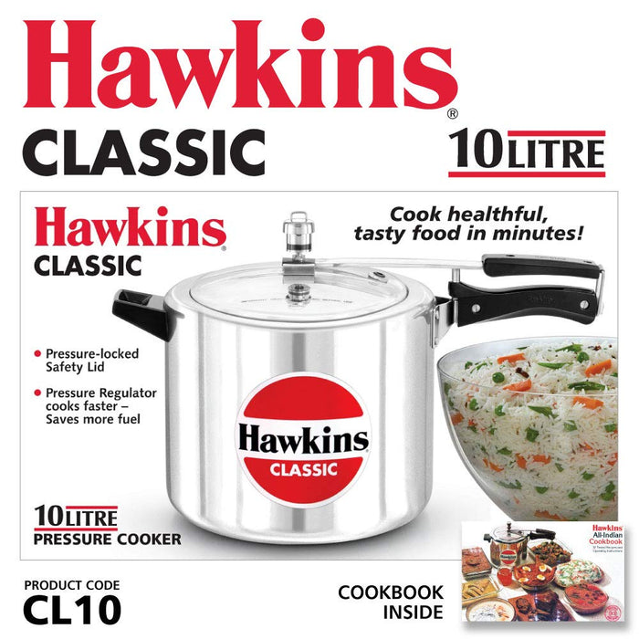 Hawkins Classic Pressure Cooker 10 l tall