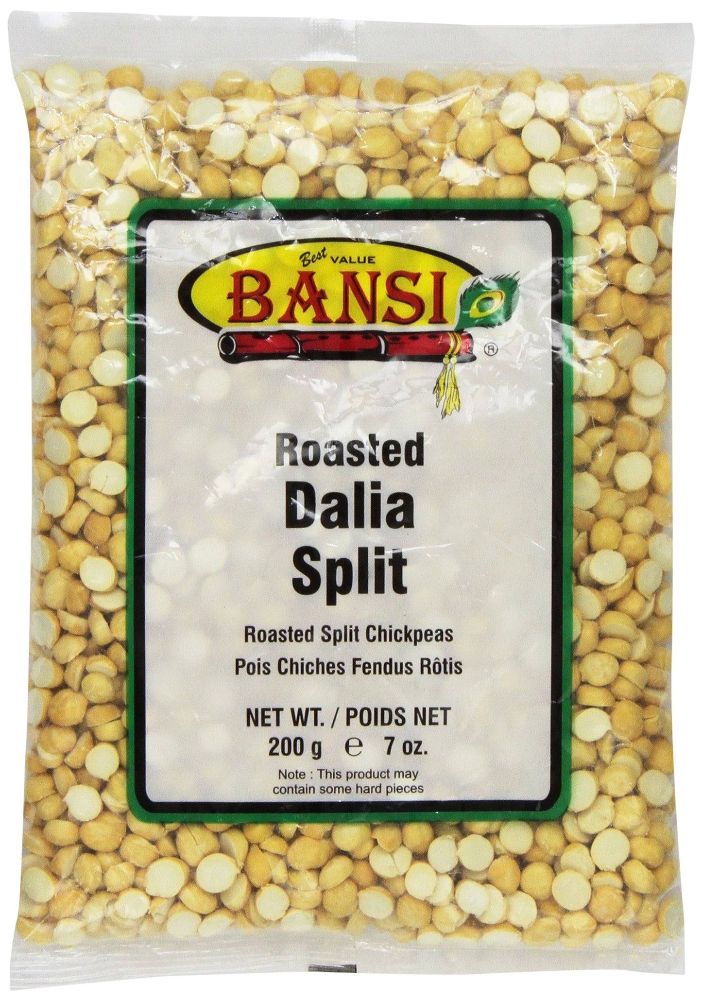 Bansi Roasted Roasted Dalia Split Split Chickpeas 7oz