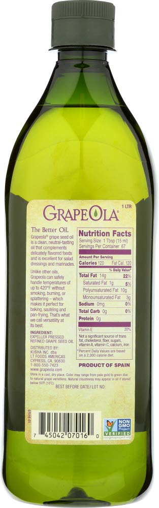 Grapeola Grape Seed Oil 1 Litre