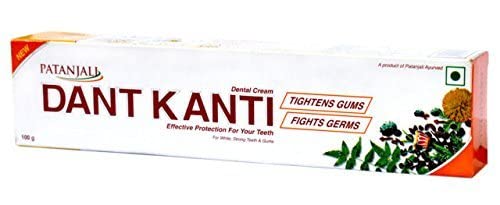 Patanjali Dant Kanti Dental Natural Cream -200g Pack of 3 - Bath & Shower