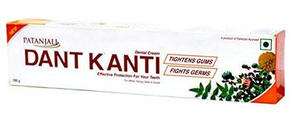 Patanjali Dant Kanti Dental Natural Cream -200g Pack of 3 - Bath & Shower