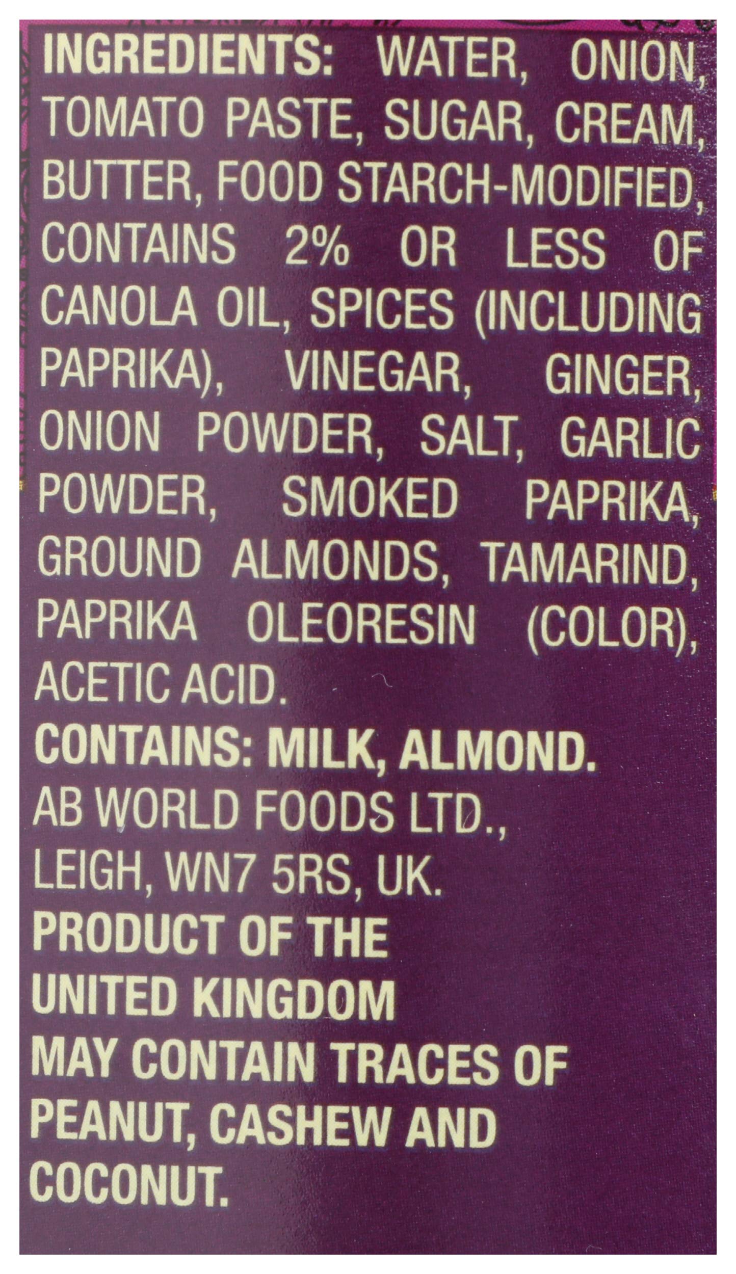 Patak's Butter Chicken Curry Paste Mild 15 Oz - Pickles & Paste