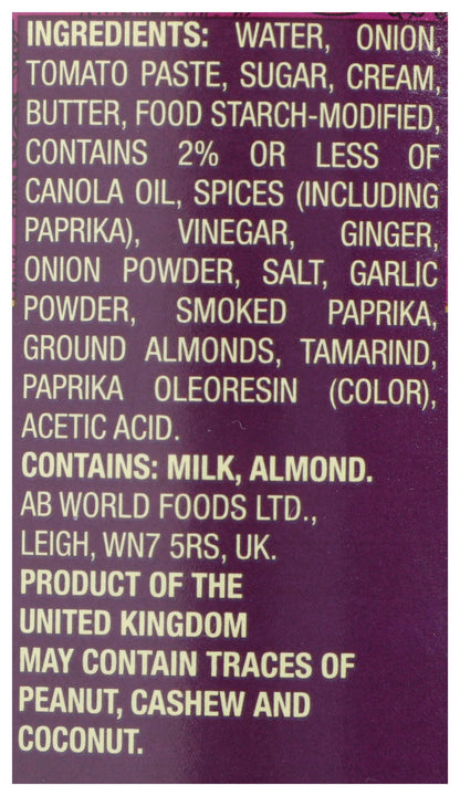 Patak's Butter Chicken Curry Paste Mild 15 Oz - Pickles & Paste
