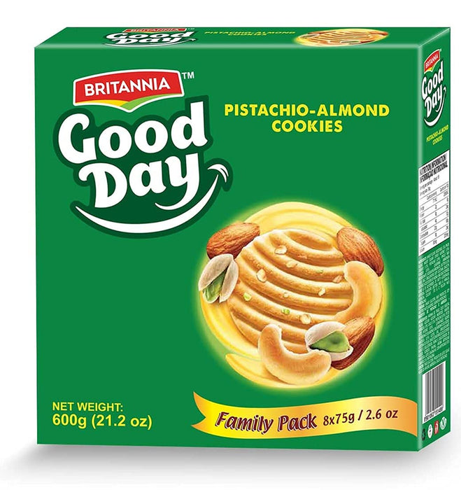 Britannia - Good Day Pistachio-almond Cookies Family Pack 600g