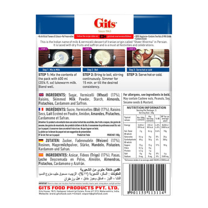 Gits Vermicelli Kheer Mix - 100g