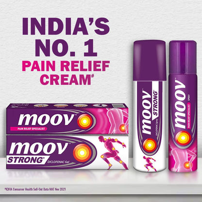 MOOV Pain Relief Spray 80 Gram - Ayurveda & Vitamins