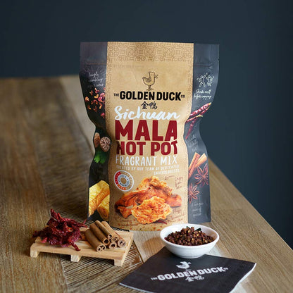 Golden Duck Salted Egg Fish Skin Crisps/ Potato Ridges/ Tempura (Mala Hot Pot Fragrant Mix 108g)