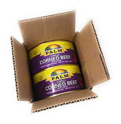 Palm Corned Beef Chilli Flavored with Juices 326g, 2 Pack
