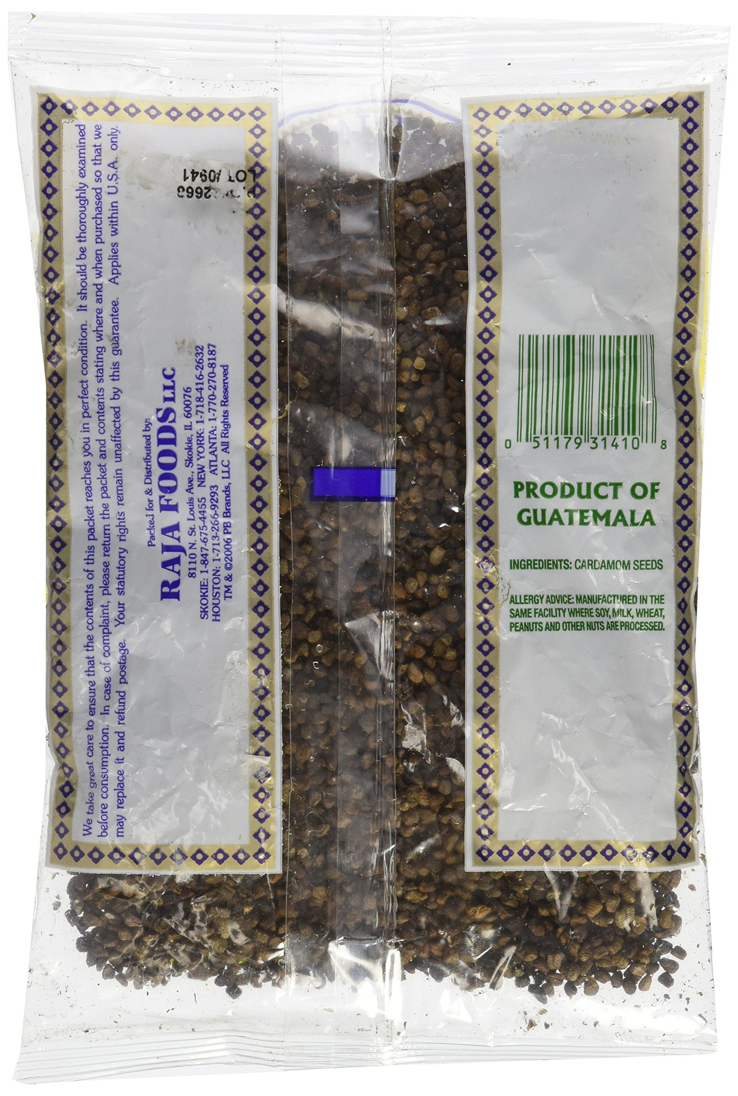 Swad Cardamom Seeds 3.5 Oz - Food / Masala / Dal