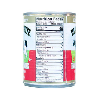 Black & White Extra Creamy Evaporated Milk 12 fl. oz, 4 Pack