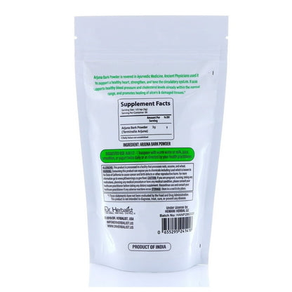 DR Herbalist Arjuna Powder - 200g - 100% Herbal, Natural & Authentic - Herbal Powder for Heart Health - Resealable Pouch