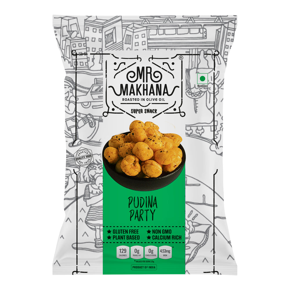 Mr Makhana Pudina Party 75 GM - Pack of 2