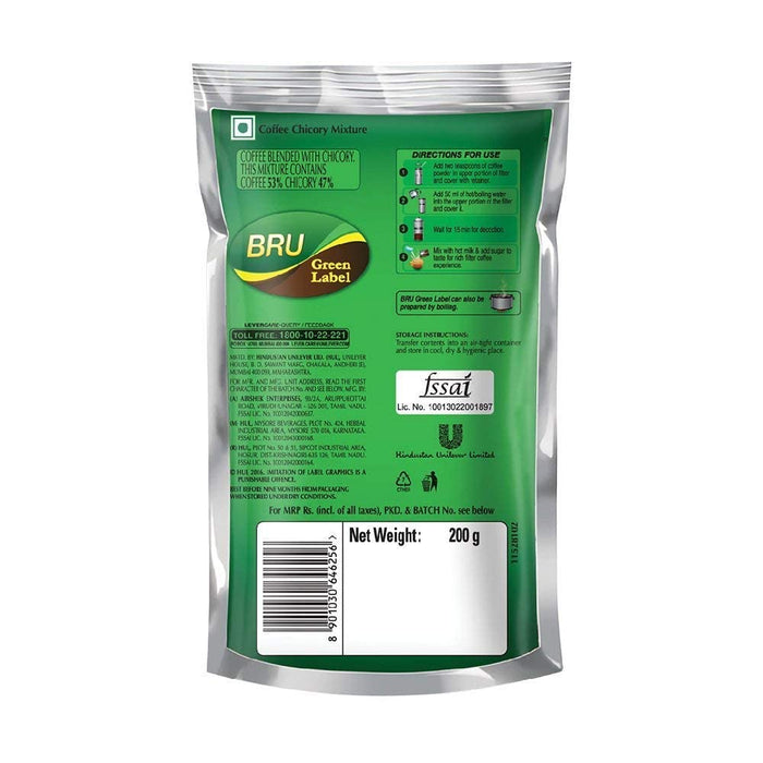 BRU Green Label Coffee 200g