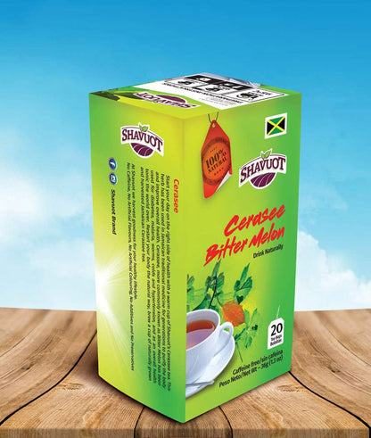 Shavuot Jamaican Cerasee Tea 24 Tea Bags (Pack of 3)