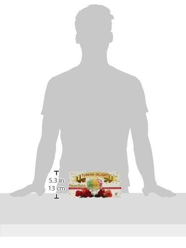 Hazerbaba Turkish Delight with Rose, Lemon & Mint 1lb