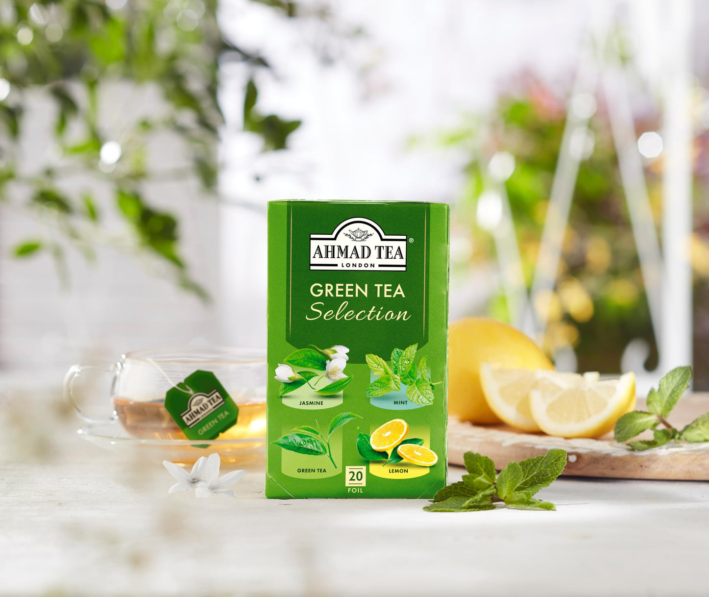 Ahmad Tea Green Tea Selection 20 foil teabags