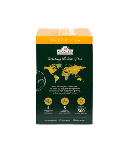 Ahmad Tea Black Tea, Peach And Passion Fruit Teabags, 20 ct (Pack Of 6) - Caffeinated And Sugar-Free
