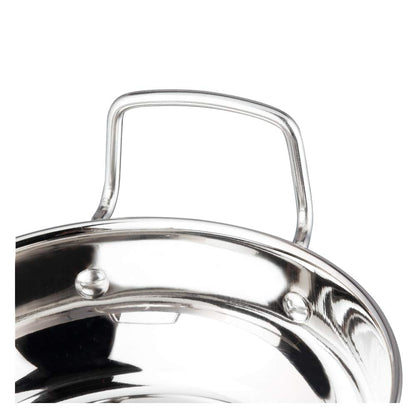 Vinod Kadai St. Steel with lid 20 cms 2 Litres - Food / Masala / Dal