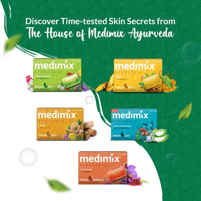 Medimix Ayurvedic Classic 18 Herbs Soap, 125g (Pack Of 5)