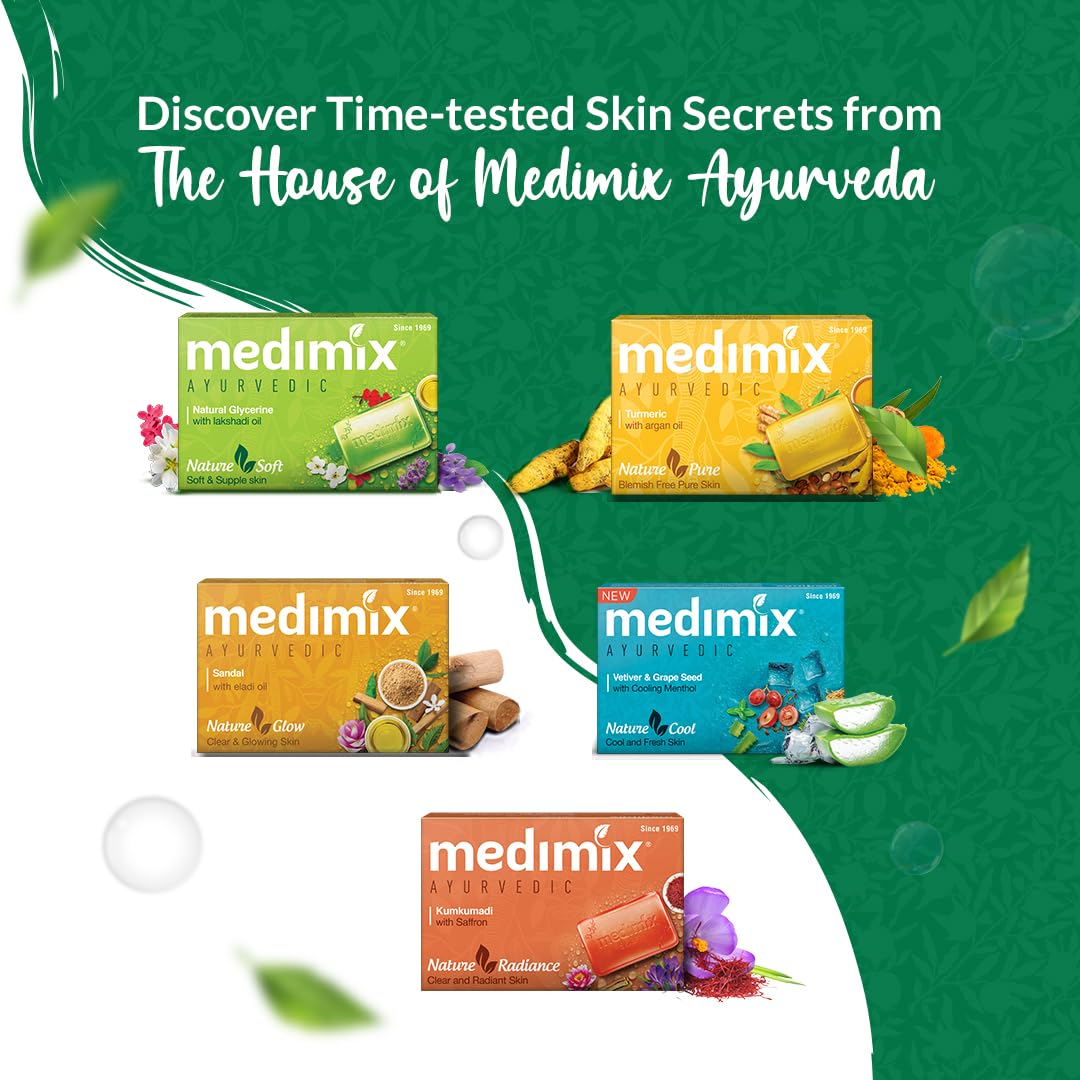 Medimix Ayurvedic Classic 18 Herbs Soap, 125g (Pack Of 5)