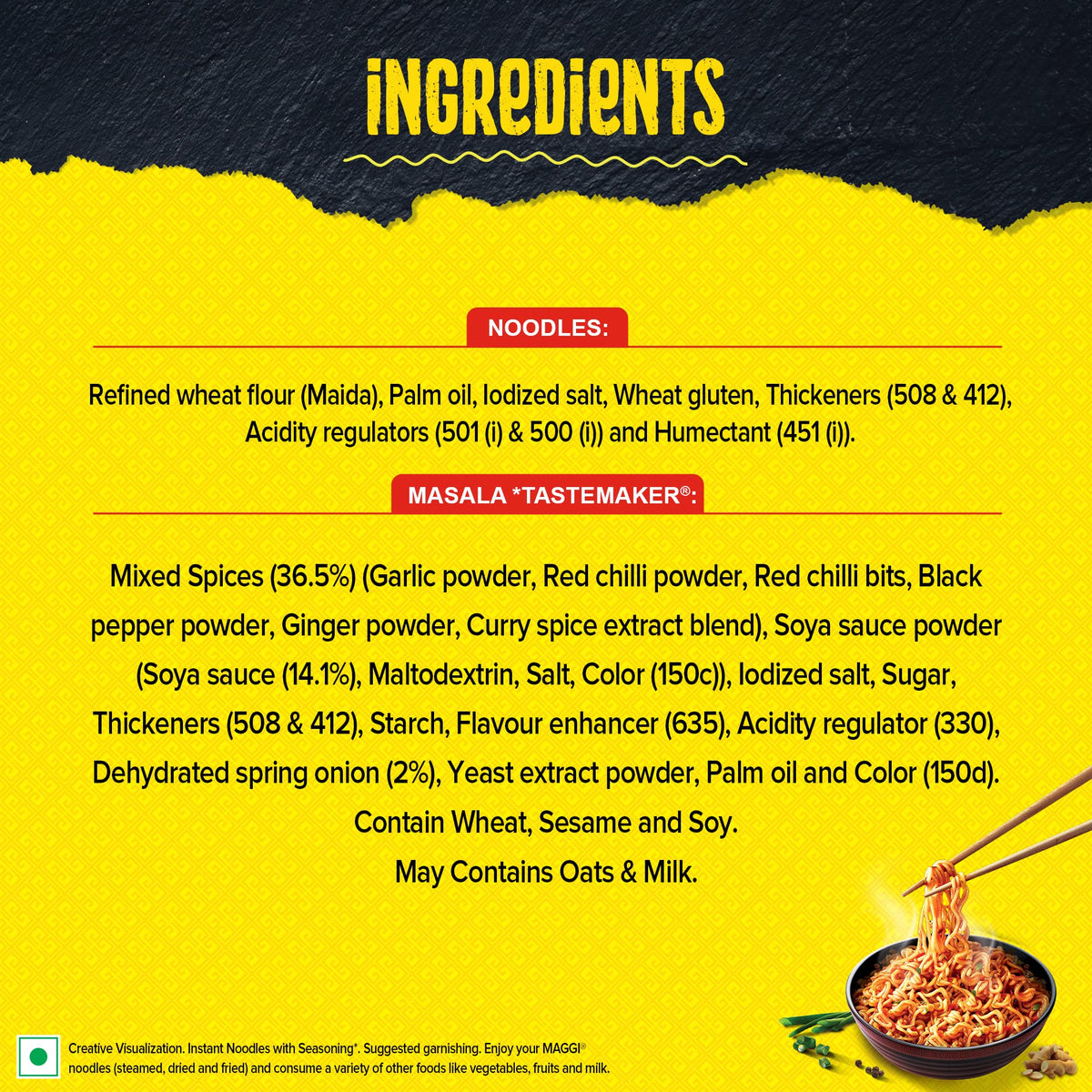 MAGGI 2-Minute Spicy Manchurian Noodles, Easy to Cook Instant Noodles, 244 grams