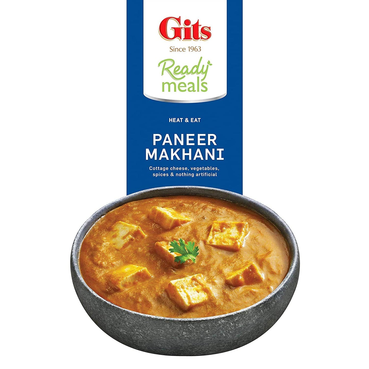 Gits Ready to Eat Paneer Makhani, 1140g (Pack of 4 X 285g Each)