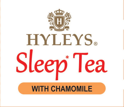 Hyleys Sleep Chamomile Herbal Tea - 25 Tea Bags (Caffeine Free, Gmo Free, Gluten Free, Dairy Free, Sugar Free & 100% Natural, Decaf) Relax, Calming