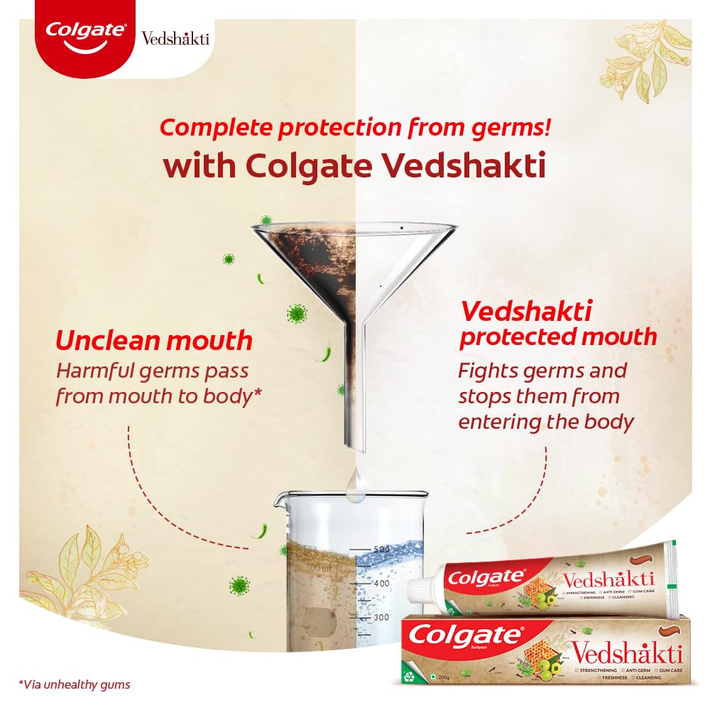 Colgate Swarna Vedshakti - 200g (Pack of 3)