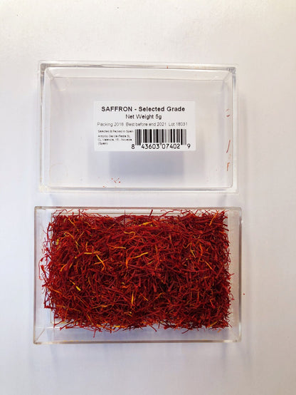 100% Pure Saffron Strands -The Gathering of Saffron Brand ( 5 Grams Pack)