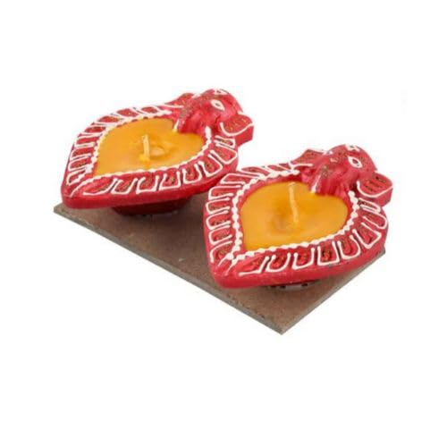 T.K. Wax Diya 2pc 3.5inch #213