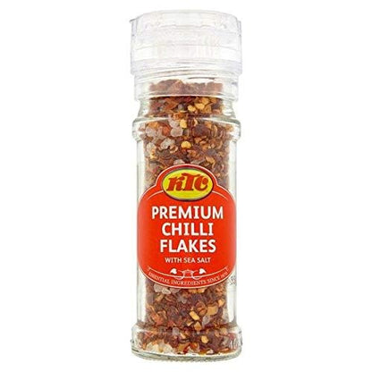 KTC Premium Chilli Flakes 55 gms - Chutney Spread