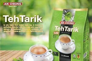 Aik Cheong Teh Tarik Classic 3 in 1 Milk Tea Beverage (15 x 40g) 600g - A perfect smooth balance in every cup. A perfect smooth balance in every cup