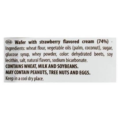 Gastone Lago Party Wafers Cookies With Strawberry Cream Filling 8.82 oz, 250g (Pack of 2) (Strawberry, 2-Pack)