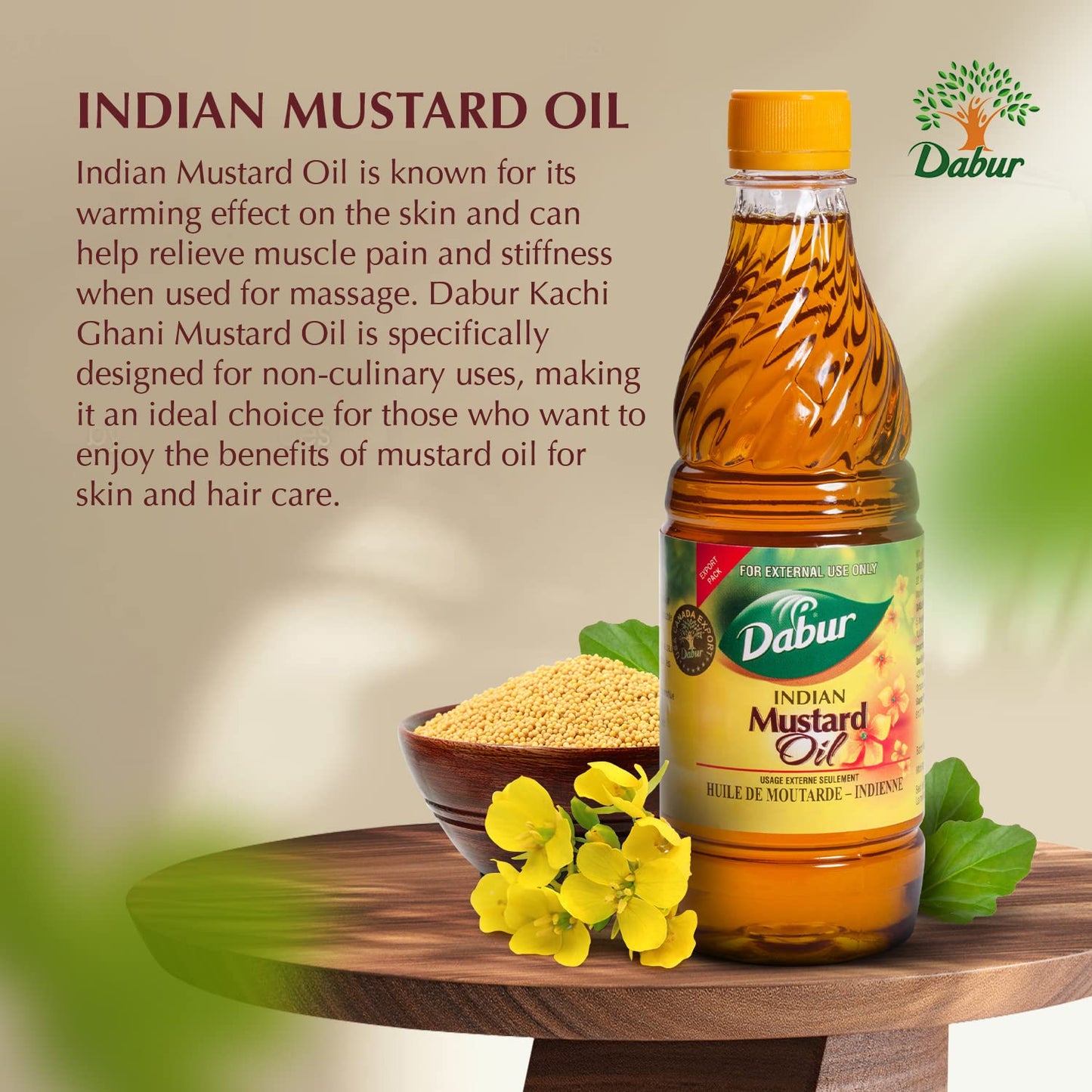 Mustard oil 1 Ltr. 33.8 Ounce (1 Litre)