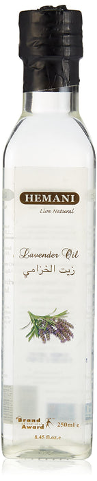 Hemani Lavender Oil 250mL - 8.5 FL OZ - Aromatherapy Essential Oil