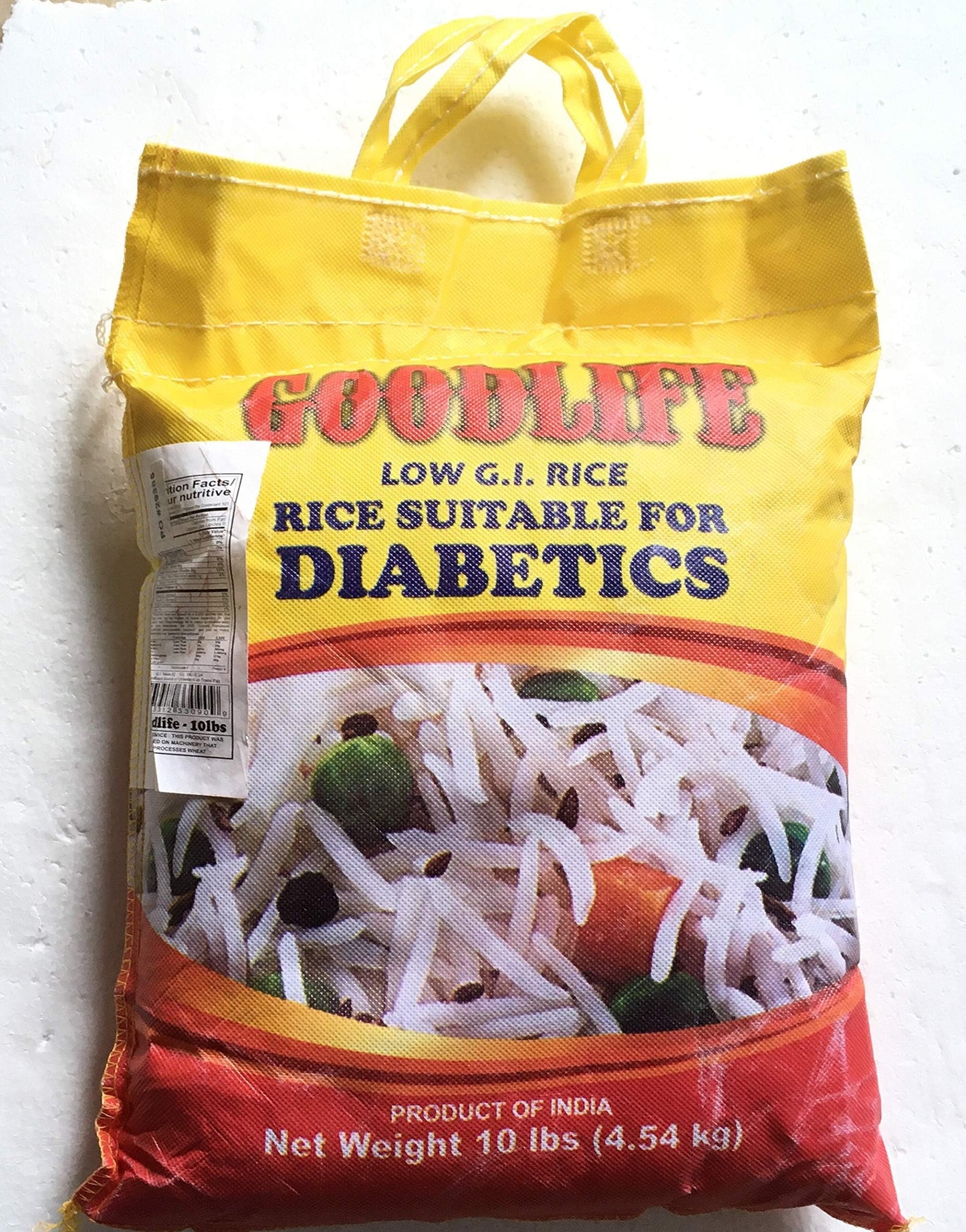 Good Life Low G. I. Rice Suitable for Diabetics - 10 Pound