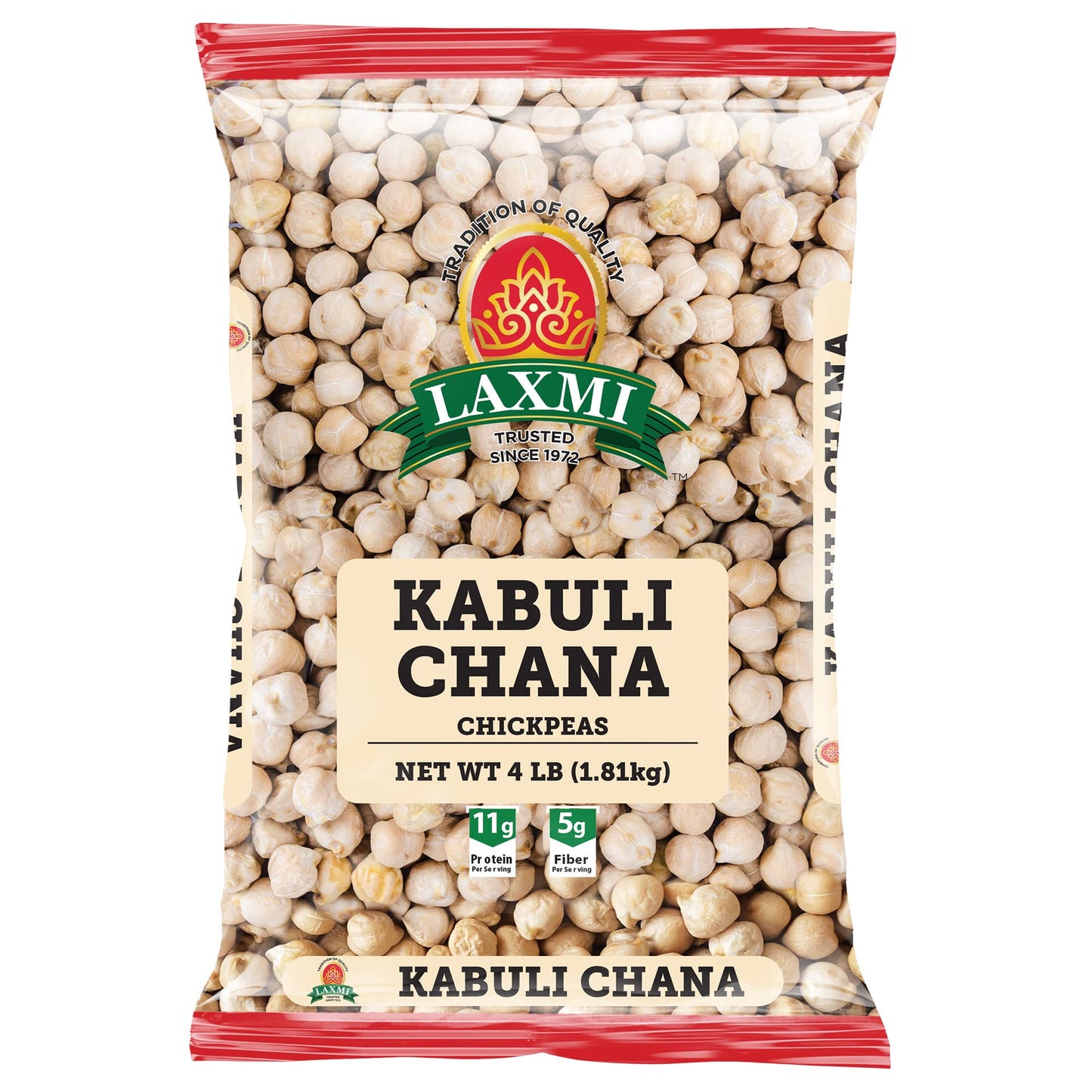 Laxmi Kabuli Chaba Chickpeas 4 lbs - Food / Masala / Dal