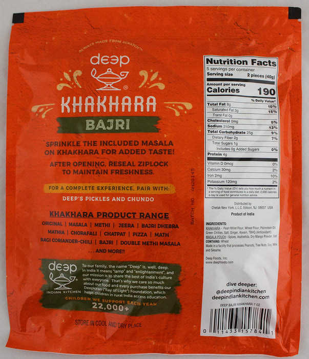 Deep Khakhra- Bajri 200 gms