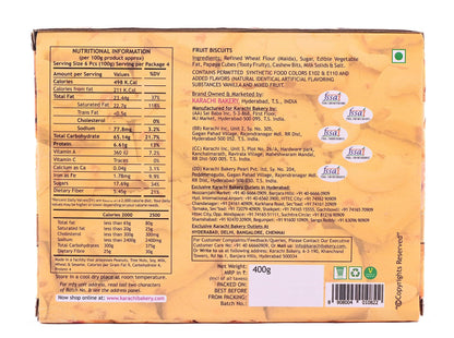 Karachi's Fruit biscuits 400 gms - Biscuits & Cookies