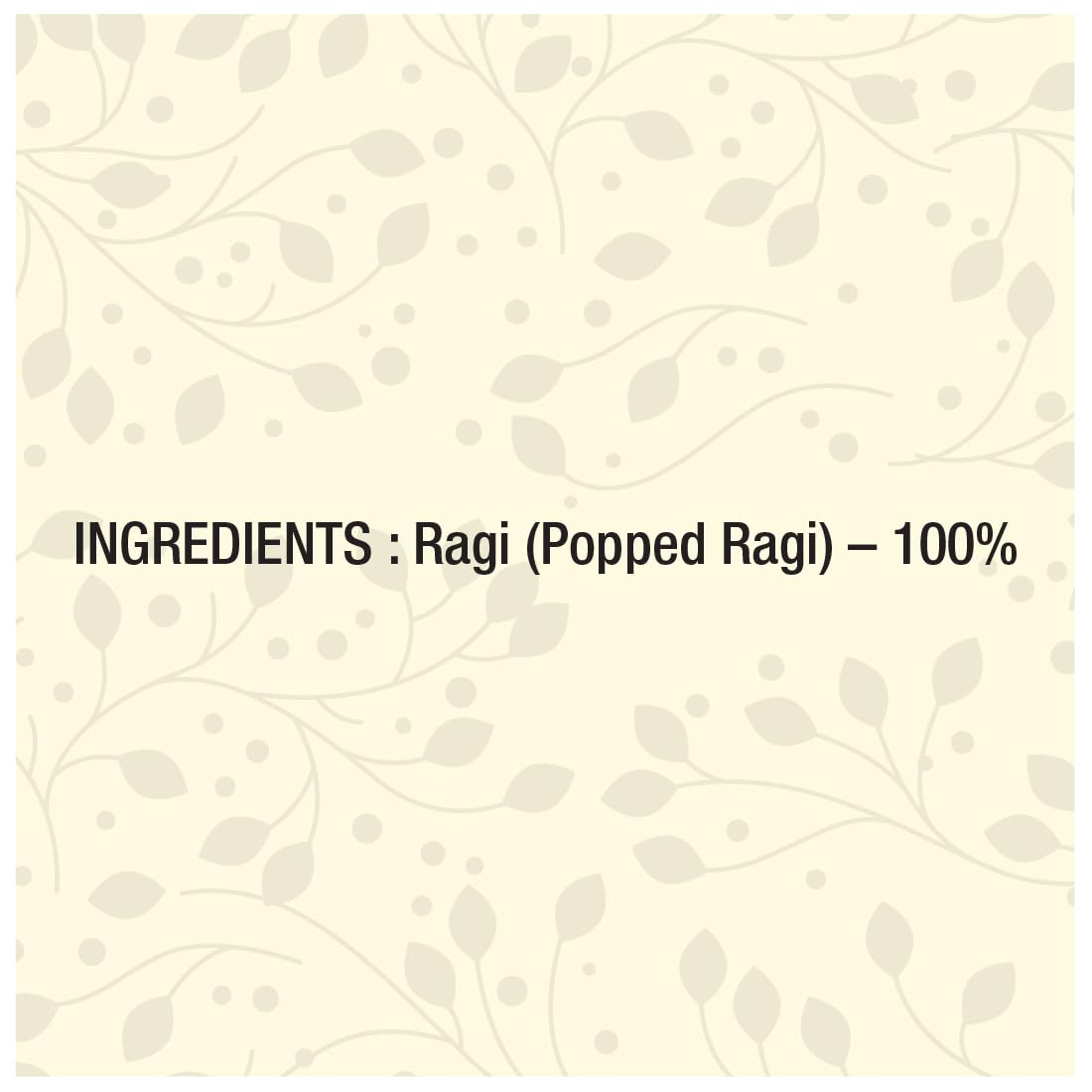 INDIRA Indira??s Ragi Huri Hittu, Tasty Popped Ragi Flour (400g Each, Pack of 2), Sugar Free Ragi Malt Mix, Instant Ragi Porridge Mix, Ragi Laddu Mix, Popped Finger Millet