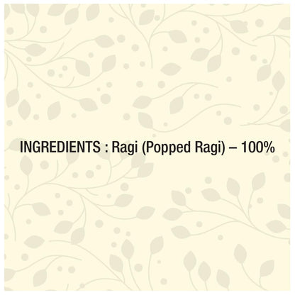 INDIRA Indira??s Ragi Huri Hittu, Tasty Popped Ragi Flour (400g Each, Pack of 2), Sugar Free Ragi Malt Mix, Instant Ragi Porridge Mix, Ragi Laddu Mix, Popped Finger Millet