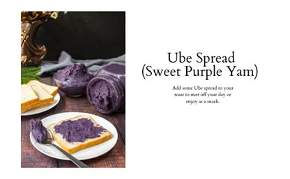 Masagana Ube Sweet Purple Yam Spread (2 Pack, Total of 24oz)