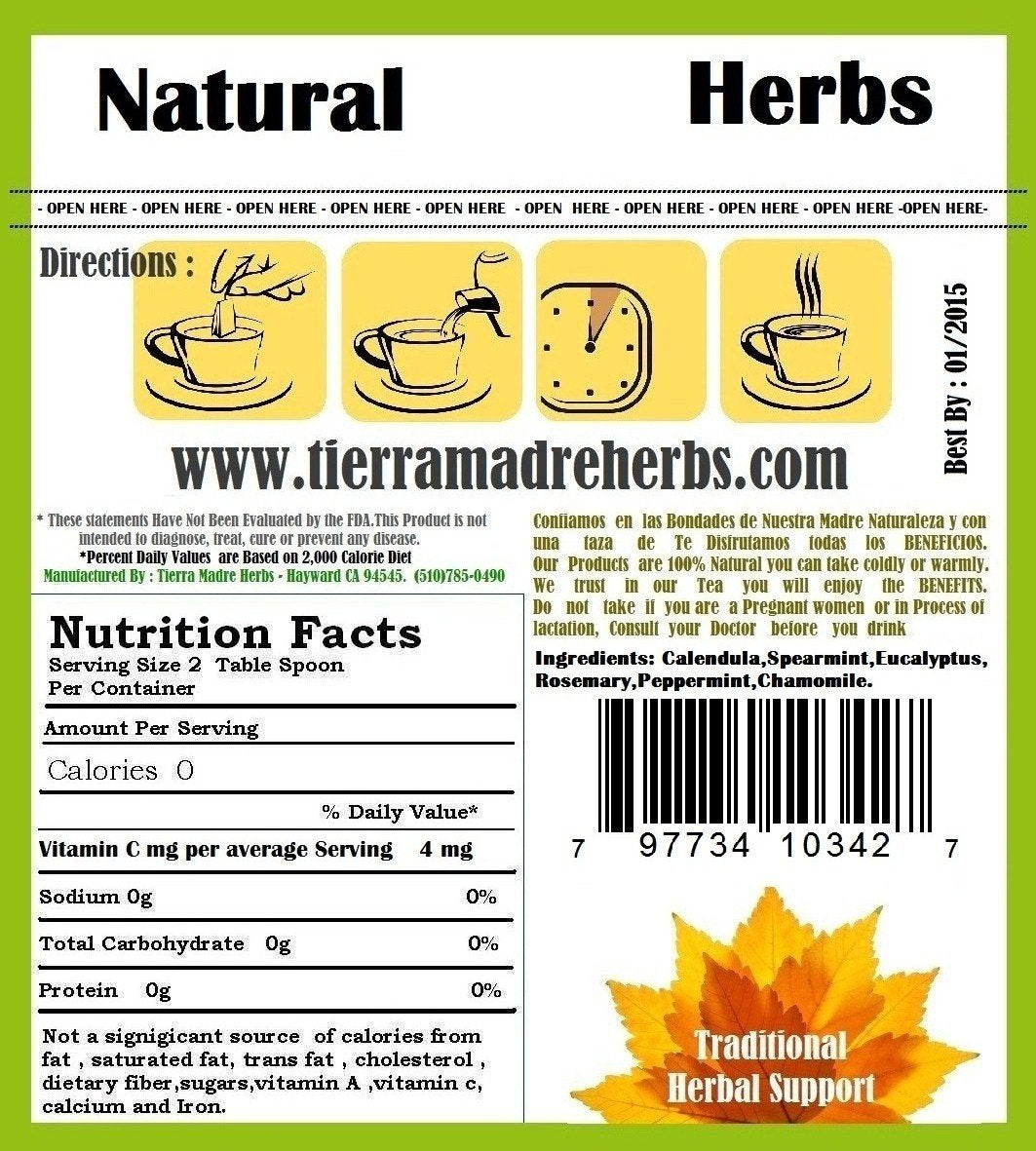 Gripe Tea Tradiconal Herbal Support - 10 Pack of 5 Tea Bags / 0.2 Ounces