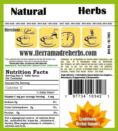 Gripe Tea Tradiconal Herbal Support - 10 Pack of 5 Tea Bags / 0.2 Ounces