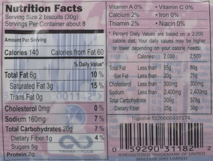 McVitie's Digestive Cookies, 8.8 Ounce - Biscuits & Cookies